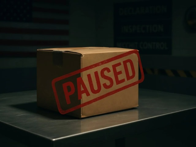 USA Shipping Suspended